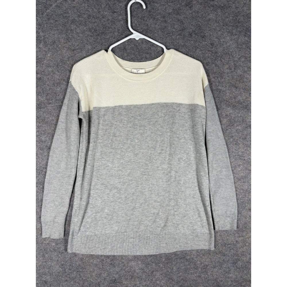 Joie Sweater Women's Gray and White Colorblock Size XS‎